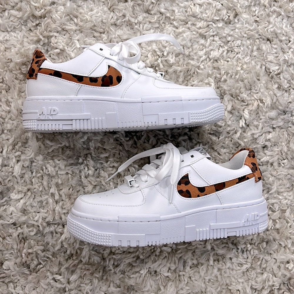 Nike Air Force 1s Cheetah Size 6